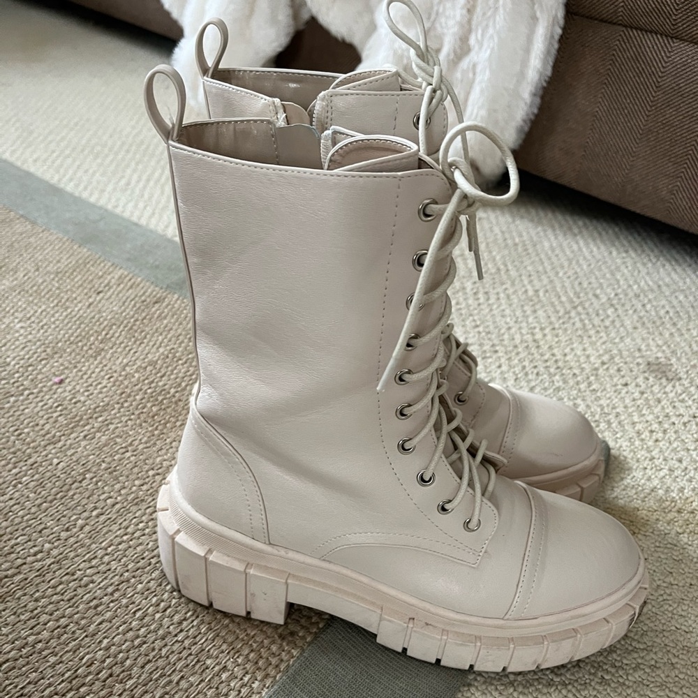 Nasty gal off white boots